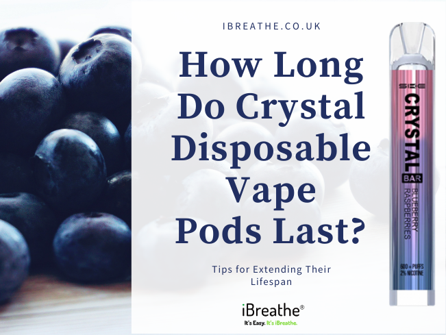 crystal disposable vape pods