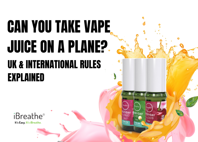 Vape Juice on a Plane